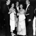 FOTO de Mercedes e Hugo no Baile de Inauguração 1960