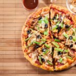 Pizza com massa de batata doce