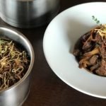 Fettuccine e arroz de alho negro_Blend Boucherie