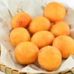 Bolinho de batata doce com frango