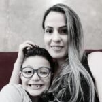 Matheus e a mãe Gislaine